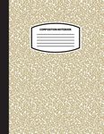 Classic Composition Notebook: (8.5x11) Wide Ruled Lined Paper Notebook Journal (Nude/Tan/Beige) (Notebook for Kids, Teens, Students, Adults) Back to S - 圖片 1