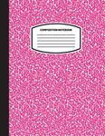 Classic Composition Notebook: (8.5x11) Wide Ruled Lined Paper Notebook Journal (Pink) (Notebook for Kids, Teens, Students, Adults) Back to School and - 圖片 1