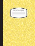 Classic Composition Notebook: (8.5x11) Wide Ruled Lined Paper Notebook Journal (Yellow) (Notebook for Kids, Teens, Students, Adults) Back to School an - 圖片 1