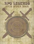 RPG Legends Grid Paper Book: Large Role Playing Graph Paper Book, Ideal for Creating Fantasy Maps, Worlds and Much More - 圖片 1