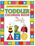 My Numbers, Colors and Shapes Toddler Coloring Book with The Learning Bugs: Fun Children's Activity Coloring Books for Toddlers and Kids Ages 2, 3, 4 - 圖片 1