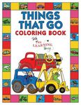 Things That Go Coloring Book with The Learning Bugs: Fun Children's Coloring Book for Toddlers & Kids Ages 3-8 with 50 Pages to Color & Learn About Ca - 圖片 1