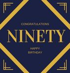 Happy 90th Birthday Guest Book (Hardcover): Happy 90th Birthday Guest book, party and birthday celebrations decor, memory book, ninety birthday, happy - 圖片 1