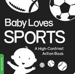 Baby Loves Sports: A Durable High-Contrast Black-And-White Board Book That Introduces Sports to Newborns and Babies - 圖片 1