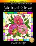 Coloring Book For Adults: MantraCraft: Stained Glass: Stress Relieving Designs for Adults Relaxation - 圖片 1