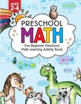 Preschool Math: Fun Beginner Preschool Math Learning Activity Workbook: For Toddlers Ages 2-4, Educational Pre k with Number Tracing, Matching, For Ki - 圖片 1