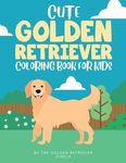 Cute Golden Retriever Coloring Book for Kids - 圖片 1