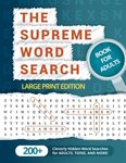 The Supreme Word Search Book for Adults - Large Print Edition: Over 200 Cleverly Hidden Word Searches for Adults, Teens, and More! - 圖片 1