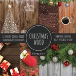Christmas Wood Scrapbook Paper Pad 8x8 Scrapbooking Kit for Papercrafts, Cardmaking, Printmaking, DIY Crafts, Holiday Themed, Designs, Borders, Backgr - 圖片 1