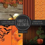 Harvest & Halloween Scrapbook Paper Pad 8x8 Scrapbooking Kit for Papercrafts, Cardmaking, Printmaking, DIY Crafts, Orange Holiday Themed, Designs, Bor - 圖片 1