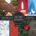 Christmas Backgrounds Scrapbook Paper Pad 8x8 Scrapbooking Kit for Papercrafts, Cardmaking, Printmaking, DIY Crafts, Holiday Themed, Designs, Borders, - 圖片 1