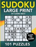 Sudoku Large Print 101 Puzzles Easy to Hard: One Puzzle Per Page - Easy, Medium, and Hard Large Print Puzzle Book For Adults - 圖片 1