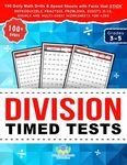 Division Timed Tests: 100 Daily Math Drills & Speed Sheets with Facts that Stick, Reproducible Practice Problems, Digits 0-12, Double and Multi-Digit - 圖片 1
