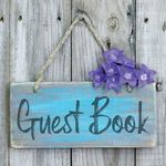 Guest Book: Sign In Visitor Log Book For Vacation Home, Rental House, Airbnb, Bed And Breakfast Memory Book, Lake Home Rental Logbook - 圖片 1