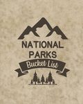 U. S. National Parks Bucket List Book: Adventure And Travel Log Book, List Of Attractions For 63 National Parks To Plan Your Visits, Journal, Organize - 圖片 1