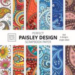 Perfect Paisley Design Scrapbook Paper: 8x8 Paisley Pattern Designer Paper for Decorative Art, DIY Projects, Homemade Crafts, Cute Art Ideas For Any C - 圖片 1