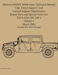 Humvee HMMV M998 series Technical Manual Unit, Direct Support And General Support Maintenance Repair Parts and Special Tools List TM 9-2320-280-24P-1 - 圖片 1