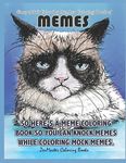 Easy Adult Color By Numbers Coloring Book of Memes: A Memes Color By Number Coloring Book for Adults of Humor and Entertainment for Relaxation and Str - 圖片 1