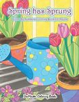 Adult Color By Numbers Coloring Book of Spring: A Spring Color By Number Coloring Book for Adults with Spring Scenes, Butterflies, F - 圖片 1