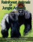 Rainforest Animals and Jungle Animals - Easy to Read Large Print Dot-to-Dot: Puzzles From 150 to 600 Dots - 圖片 1