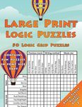 Large Print Logic Puzzles: 50 Logic Grid Puzzles: Contains fun puzzles in font size 16pt - 圖片 1