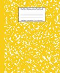 Marbled Composition Notebook: Yellow Marble Wide Ruled Paper Subject Book - 圖片 1