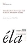 Etudes de Linguistique Appliquee - N3/2015: Entree Dans l'Ecrit Et Entree Par l'Ecrit En Langues Etrangeres Et Secondes - 圖片 1