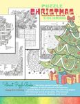 CHRISTMAS puzzle books for adults and coloring. Variety puzzle books for adults. A word search Christmas puzzle book with Christmas coloring pages, Ch - 圖片 1