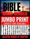 Bible Word Search Jumbo Print: Largest Font Available - Extra Easy on the Eyes - Themed by Selected Chapters - Challenging and Relaxing Puzzles Provi - 圖片 1