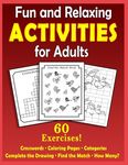 Fun and Relaxing Activities for Adults: Puzzles for People with Dementia [Large-Print] - 圖片 1