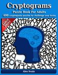 Cryptograms Puzzle Book for Adults: 400 Large Print Cryptoquote Puzzles to Challenge Your Brain - 圖片 1