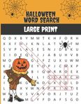Halloween Word Search Large Print: Puzzle Book For Adults with Big Letters - 圖片 1