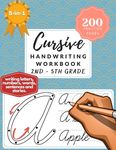 5-in-1 Cursive Handwriting Workbook (2nd - 5th Grade): 200 Practice Pages of Writing Letters, Numbers, Words, Sentences, and Stories - 圖片 1