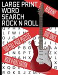 Large Print Word Search Rock N Roll: This Word Find Puzzle Book Covers Decades of the Best Rock - 100 Word Search Puzzles - 1000 Songs in All - Makes - 圖片 1