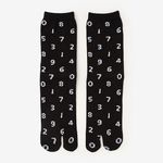日本 SOU．SOU 分趾襪/ 短襪/ SO-SU-U/ 濡羽色xつくも/ 23-25CM - 圖片 1