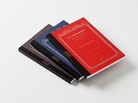 APICA紳士筆記本/ A5/ 空白/ CDS90W - 圖片 1