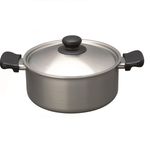 柳宗理｜日本製 18-8 不鏽鋼 22cm 雙耳鍋 - 淺型 (附蓋) - 圖片 2