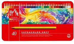 CARAN D'ACHE SUPRACOLOR專家級水溶性色鉛/40色 - 圖片 1