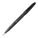 Pentel 柔繪筆SES15C-A/ 黑/ 鳥羽 - 圖片 1