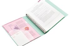 LIHIT LAB. 20入鐵夾活頁資料本/ A4/ 黃色 - 圖片 4