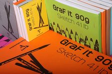 法國 Clairefontaine Graf it 素描本/ 黑色/ 空白/ A4/ 90g - 圖片 4