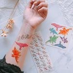 PAPERSELF刺青貼紙/ 幾何恐龍Geo Dino/ 2入 - 圖片 3
