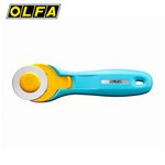 OLFA中型輪轉式割布刀/ 水藍/ RTY-2/ C - 圖片 1