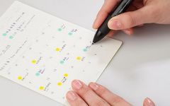 日本STALOGY自由填寫黏貼型無時效月曆日誌/S - 圖片 2