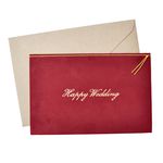 日本NITTOH絨布結婚卡/ 紅色 - 圖片 1