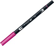 Tombow ABT 雙頭水性彩色毛筆/ Rhodamine Red - 圖片 1