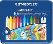 STAEDTLER 10色三角水溶性蠟筆組 - 圖片 1