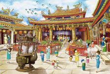榴小妞明信片/鹿港31/鹿港天后宮 - 圖片 1