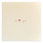 英國 Pencil Shavings 情人卡/ I Love You - 圖片 1
