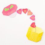 日本 SURPRISE FACTORY 禮物盒相本DIY裝飾紙片/ 迷你花環/ Pop - 圖片 1